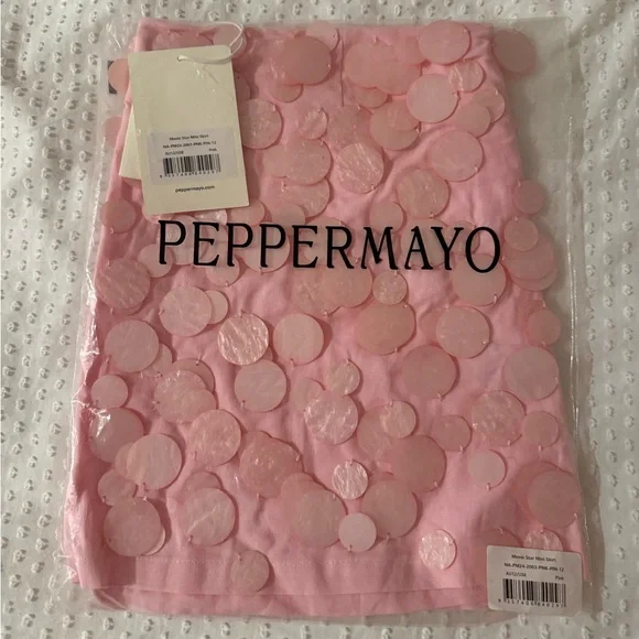 Peppermayo Movie Star Mini Skirt - Pink - Picture 1 of 7